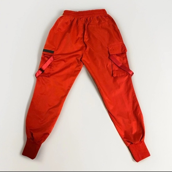 Men Cargo Pants Outdoor Straight Leg Trouser Loose Hip Hop Pocket Streetwear - Picture 2 of 10